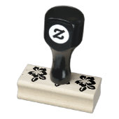 Tampons Encreurs Hibiscus rose tropical Thunder_Cove (Tampon)