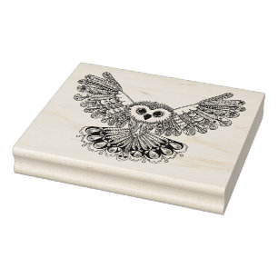 Tampons Encreurs Hibou noir de style