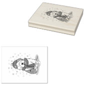 Tampons Encreurs Hiver (rouge) Vieux anglais Chien de mer gris 1 Fê (Tamponné)