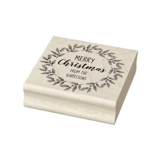 Tampons Encreurs Holly Berry Wreath Design (3) Art Stamp (Tampon)