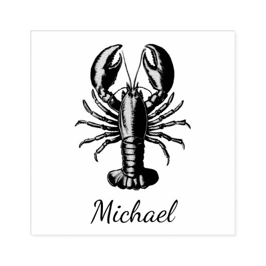 Tampons Encreurs Homard tendance Personnalisé (Impression)