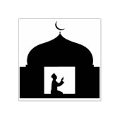 Tampons Encreurs homme offrant des prières timbre d'art (Impression)