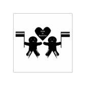 Tampons Encreurs Hommes gays Noël Gingpain Couple (Impression)