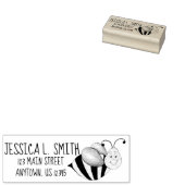 Tampons Encreurs Honey Bumble Bee Bumblebee Adresse personnalisée (Tamponné)