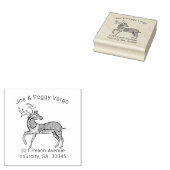 Tampons Encreurs Hongrois Vintage cerf personnalisé (Tamponné)