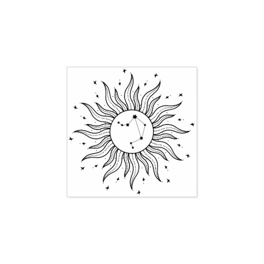 Tampons Encreurs Horoscope du Soleil Balance | Astrologie du Signe  (Impression)