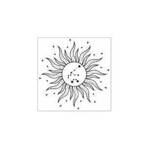 Tampons Encreurs Horoscope du Soleil Signe Verseau