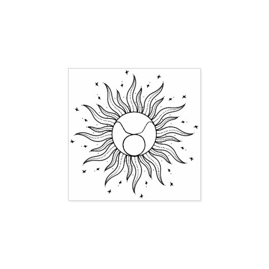 Tampons Encreurs Horoscope Soleil Taureau (Impression)