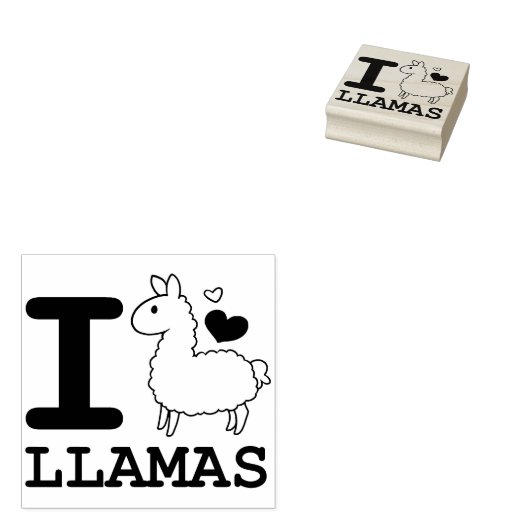 Tampons Encreurs I Llama Llamas (Tamponné)