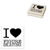 TAMPONS ENCREURS I LOVE FIGURE SKATING (Tamponné)