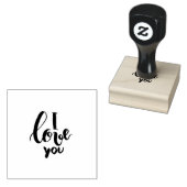 Tampons Encreurs I Love You Script Saint Valentin (Tamponné)
