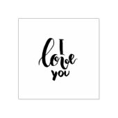 Tampons Encreurs I Love You Script Saint Valentin (Impression)