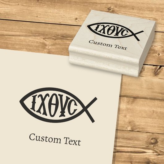 Tampons Encreurs Ichthys Christian Symbol