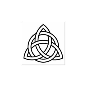 Tampons Encreurs Icône noire de l'original de Triquetra Celtique
