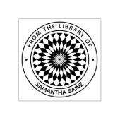 Tampons Encreurs Illusion optique tirée de la bibliothèque du livre (Impression)