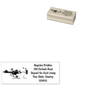 Tampons Encreurs Illustration amusante de poulet cool (Tamponné)