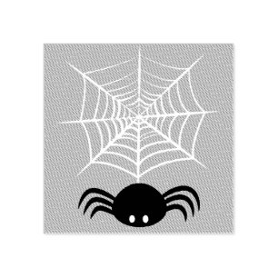 Tampons Encreurs Illustration d'araignée effrayante pour Halloween