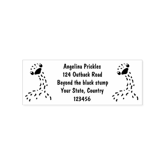 Tampons Encreurs Illustration d'autruche pour bébé à couver mignon (Impression)