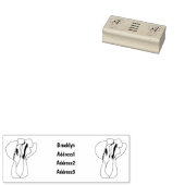 Tampons Encreurs Illustration de Bok choy (Tamponné)