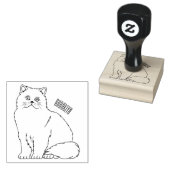 Tampons Encreurs illustration de chat persan de dessin animé  (Tamponné)