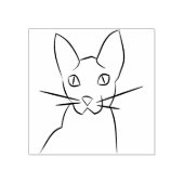 Tampons Encreurs illustration de chat siamois timbre d'art (Impression)