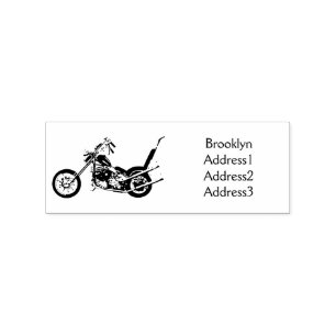 Tampons Encreurs Illustration de Chopper Motorcycle 1950