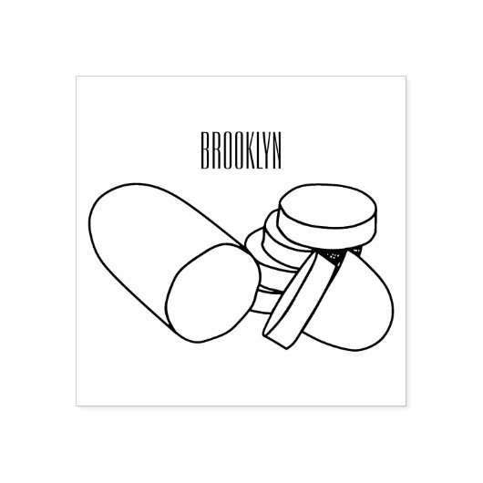 Tampons Encreurs Illustration de combre (Impression)