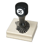 Tampons Encreurs Illustration de coque de palourde (Tampon)