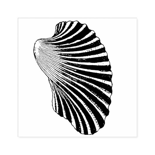 Tampons Encreurs Illustration de coque de palourde (Impression)
