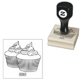 Tampons Encreurs Illustration de Cupcake (Tamponné)