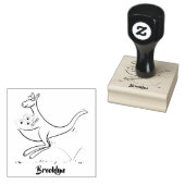 Tampons Encreurs Illustration de dessin animé Cute kangaroo et koal (Tamponné)
