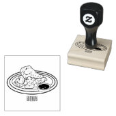 Tampons Encreurs Illustration de dessin animé sur le poulet frit (Tamponné)