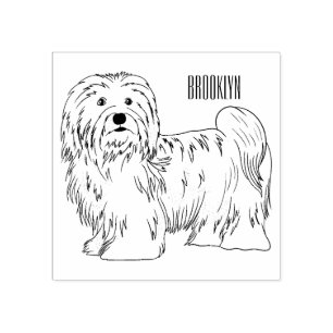 Tampons Encreurs Illustration de dessin de chien de Havan