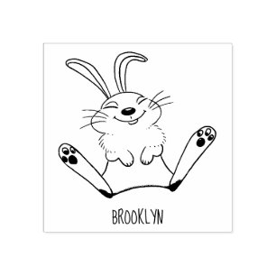 Tampons Encreurs Illustration de dessin de lapin lapin mou