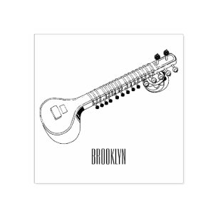 Tampons Encreurs Illustration de dessin de Sitar