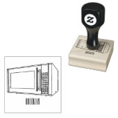 Tampons Encreurs Illustration de dessin sur micro-ondes (Tamponné)