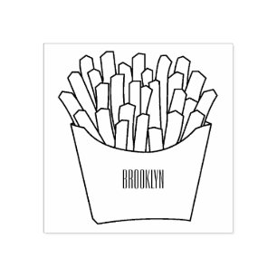 Tampons Encreurs Illustration de frites