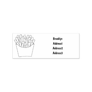 Tampons Encreurs Illustration de frites