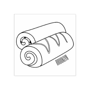 Tampons Encreurs Illustration de gâteau suisse roll / roll
