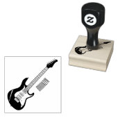 Tampons Encreurs Illustration de guitare électrique (Tamponné)