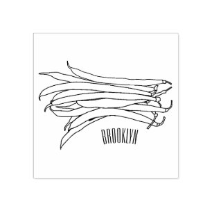 Tampons Encreurs Illustration de haricots verts