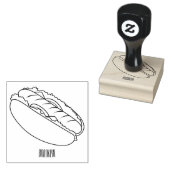 Tampons Encreurs Illustration de Hot dog (Tamponné)