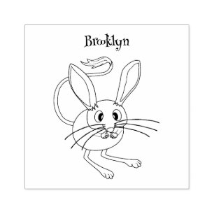 Tampons Encreurs Illustration de jerboa aux longues oreilles