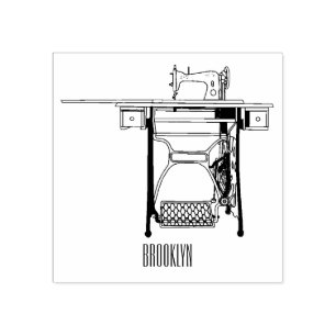 Tampons Encreurs Illustration de la machine à coudre