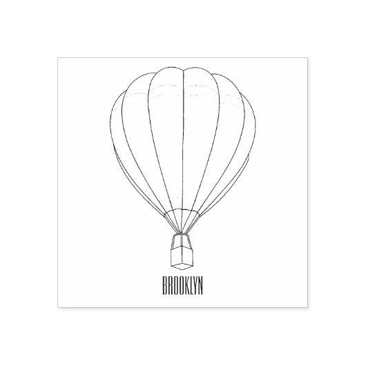 Tampons Encreurs Illustration de la montgolfière (Impression)