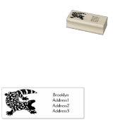 Tampons Encreurs Illustration de lézard géant affamé (Tamponné)