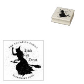 Tampons Encreurs Illustration de l'Halloween Grunge de sorcière (Tamponné)