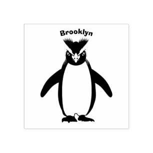 Tampons Encreurs Illustration de mignon macaroni pingouin