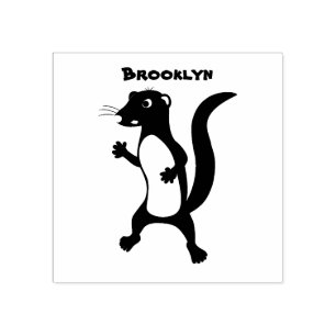 Tampons Encreurs Illustration de mignonne mangouste