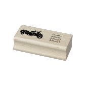 Tampons Encreurs Illustration de moto pourpre Sidecar (Tampon)